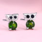 S925 Sterling Silver Natural Stones Cute Niche Stud Earrings Elegant, Fashion accessories C277-C281