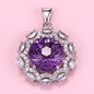 Natural Gemstone Pendant in 925 Sterling Silver C295