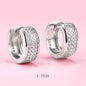 Yumato S925 Sterling Silver Vintage Jewelry Small Hoop Earrings Suitable for Every Occasion, Matching Daily Clothes E-1936