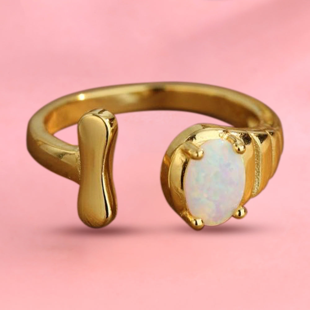 Yumato S925 Sterling Silver 26 Letters Style Opal Fashion Rings Designs Original for mom for yourself for friends R09