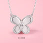 Silver butterflies flying, dreams bloom - S925 silver butterfly set, encounter romance