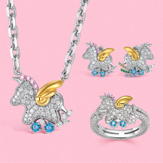 Rainbow Unicorn Jewelry Set from Dreams