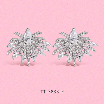 S925 Sterling Silver Dazzling Fireworks Style Set Series