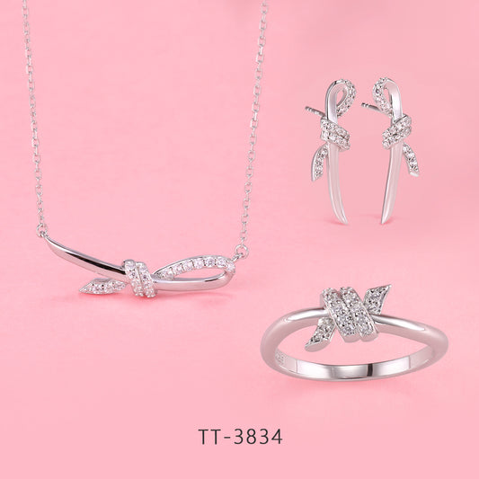 S925 Sterling Silver Knot Style Set Series