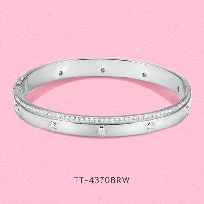 Yumato S925 Sterling silver,Moissanite diamond bracelet