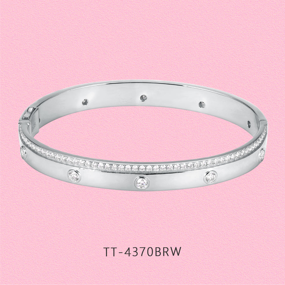Yumato S925 Sterling silver,Moissanite diamond bracelet