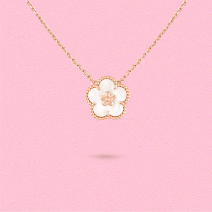 Yumato S925 sterling silver lucky spring necklace